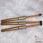 Gold Reusable Rhinestone Mascara Spoolie Eyelash Wand Applicator Brush - Lashpire